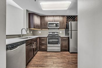 An empty kitchen